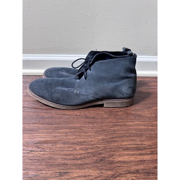 Joseph Abboud Navy Lucca Suede Mens Boots Size 13 - Picture 1 of 7